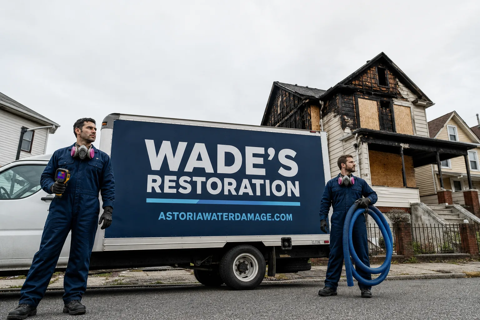 Wade's Restoration damage restoration team